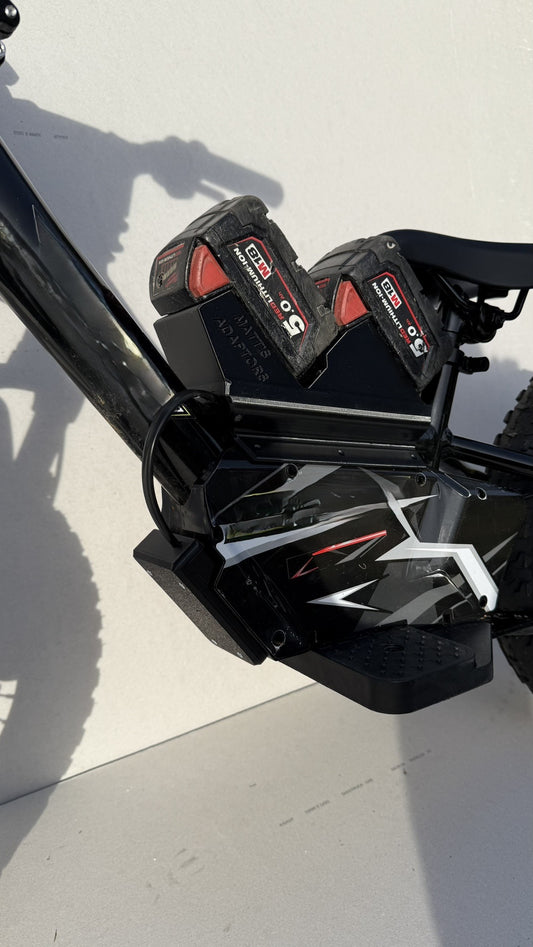 Zippi MILWAUKEE twin 18v Battery Adaptor suits 12" & 16"